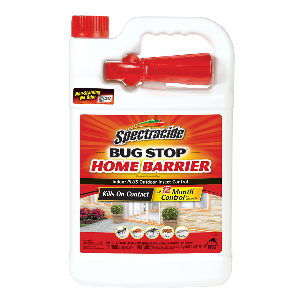Spectracide Bug Stop Home Barrier 1-gallon pack for indoor and outdoor control.