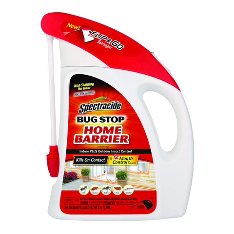 Spectracide Bug Stop Home Barrier with Flip and Go sprayer for indoor and outdoor insect control