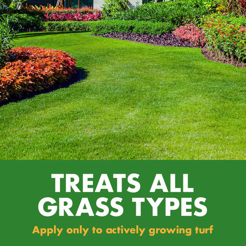 Spectracide Lawn Fertilizer 30-0-0 provides 2-in-1 nitrogen for quick green.