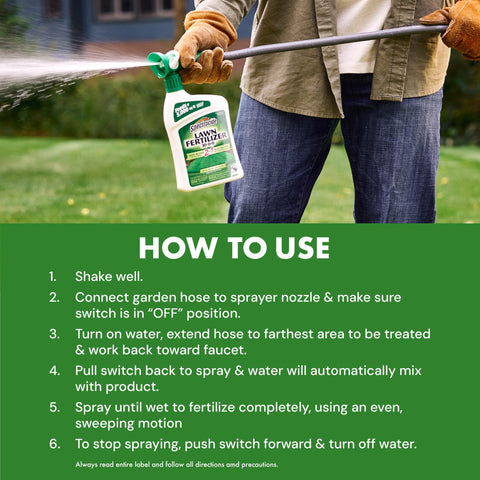 Spectracide three-pack includes three bottles and one nozzle for convenience.