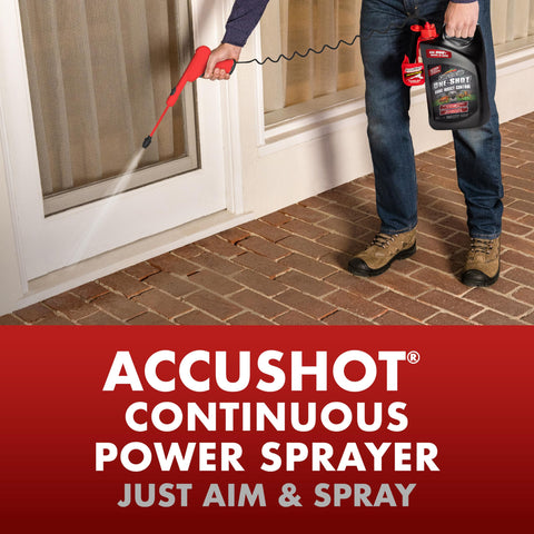 Spectracide One-Shot AccuShot sprayer reduces pumping and squeezing