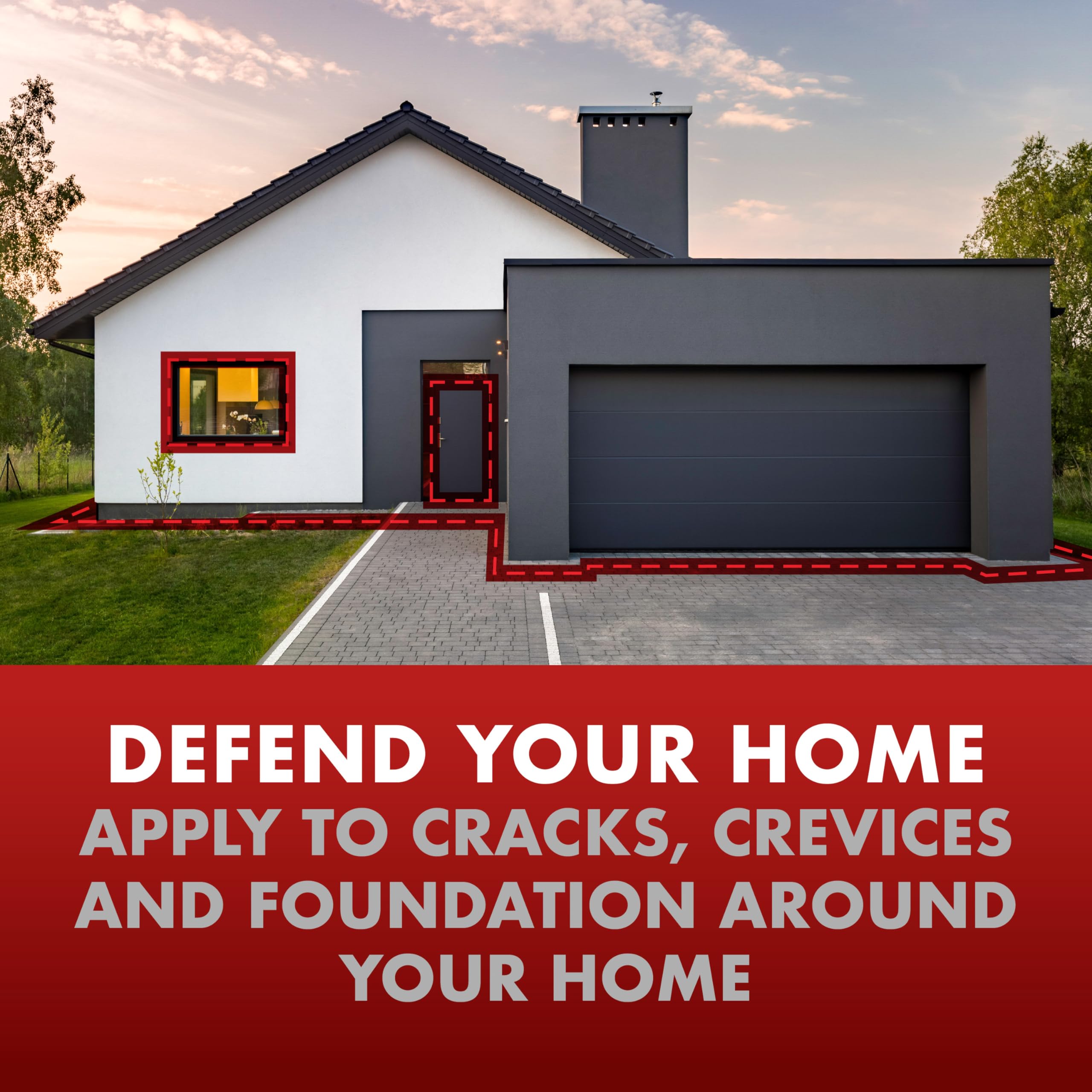 Spectracide One-Shot used for spot treatment on porches and garages