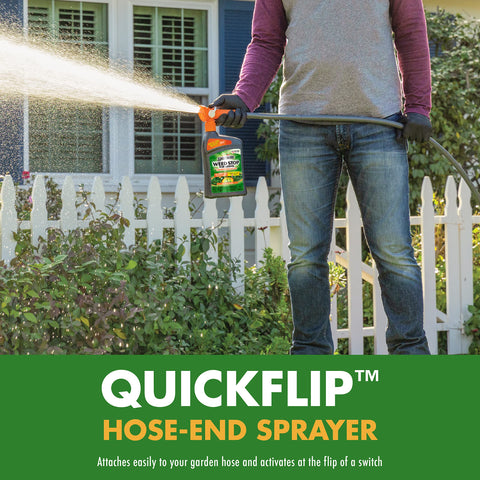 Spectracide Rainproof action emphasizes lasting effectiveness after rainfall.