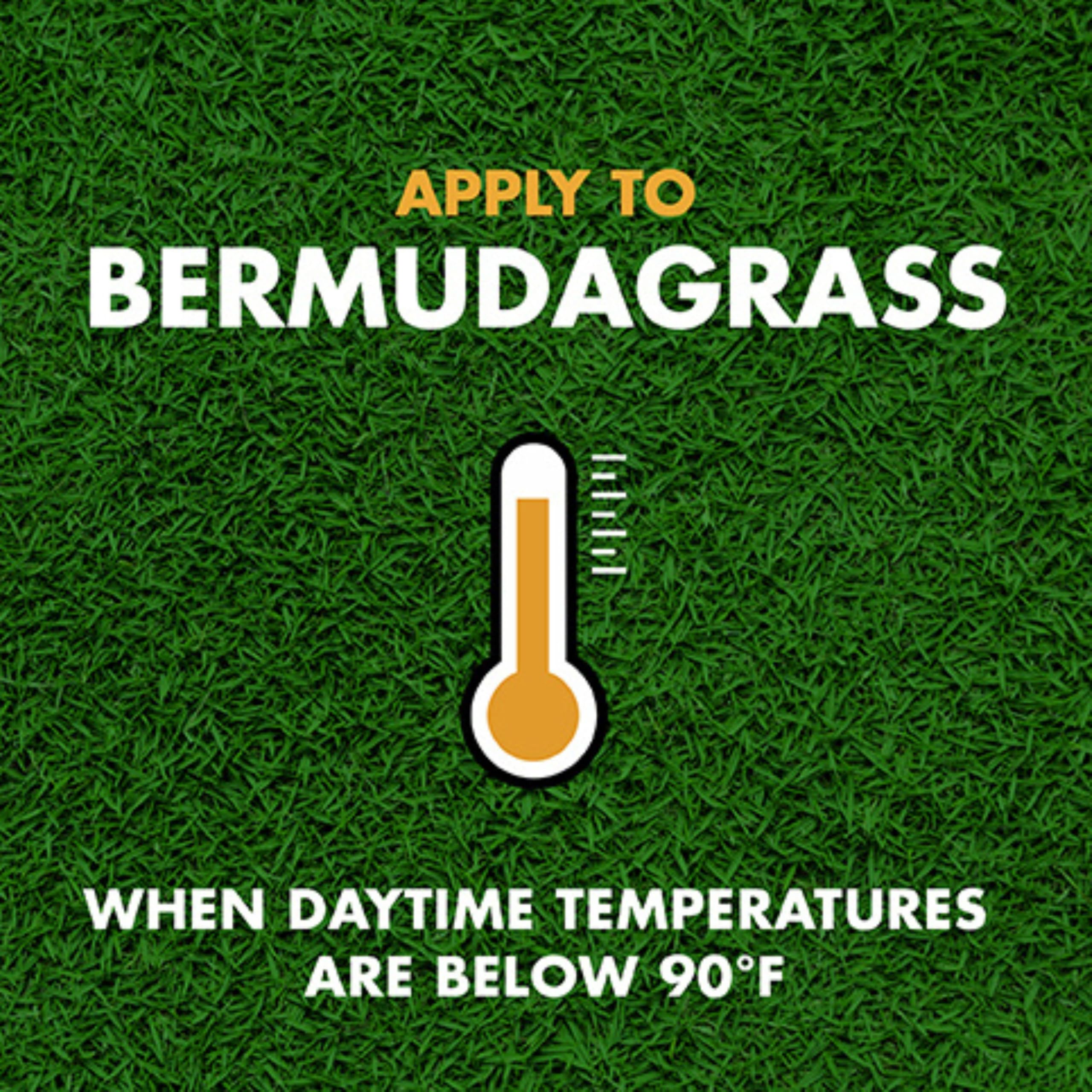 Spectracide spray coverage demonstrates even wetting across the lawn.