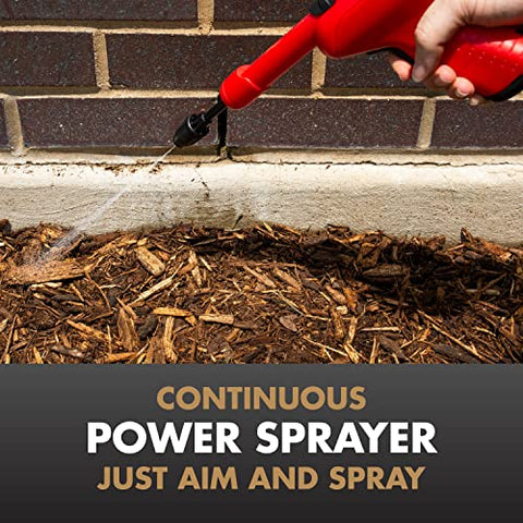 Spectracide Terminate carpenter bee killer treats outdoor wood structures like decks and fences.