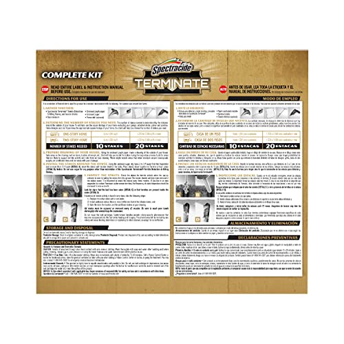 Spectracide Terminate complete kit includes instructions for DIY monitoring.