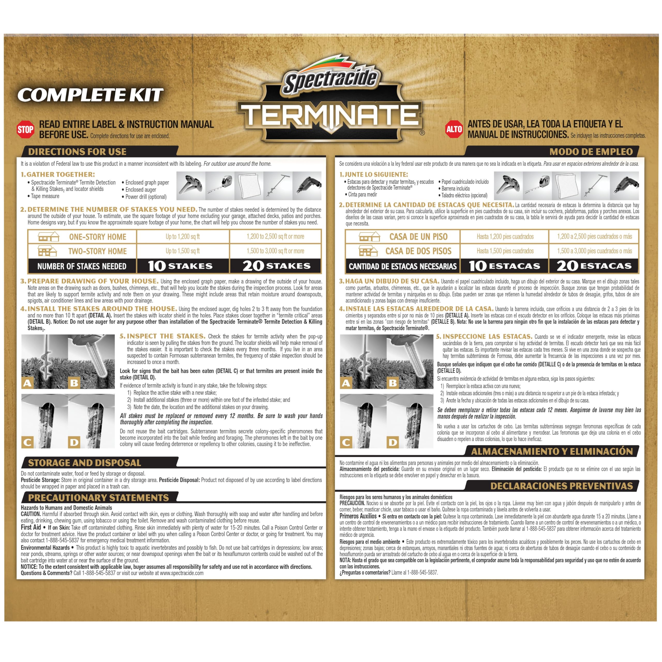 Spectracide Terminate 15 count kit delivers a complete monitoring solution