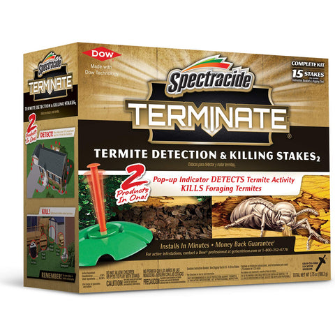 Spectracide Terminate stake with pop-up indicator detects termite activity early