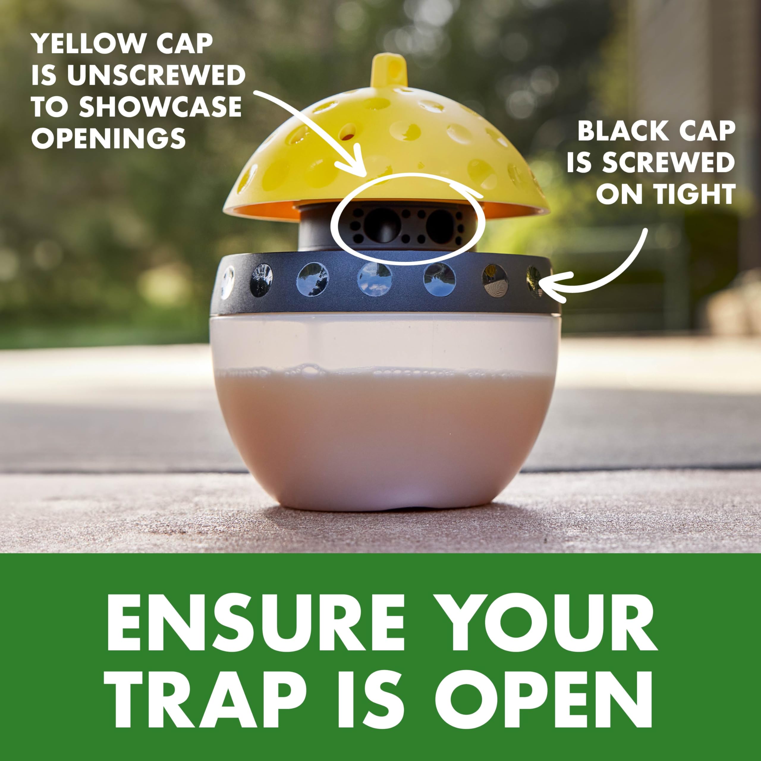 Spectracide trap disposal is secure after capturing pests
