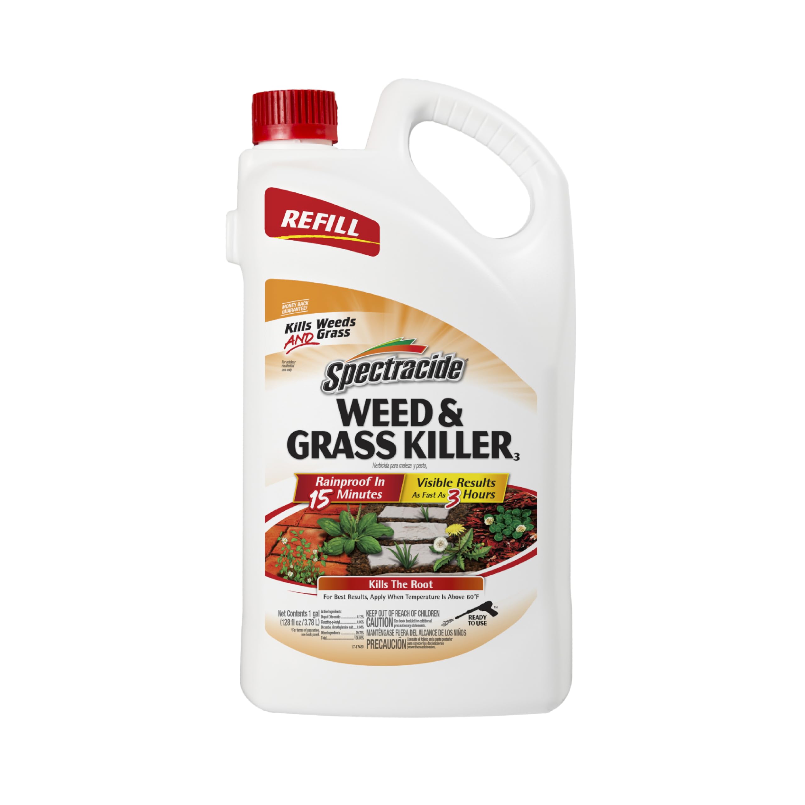 Spectracide Weed & Grass Killer3 bottle for fast root-level weed control