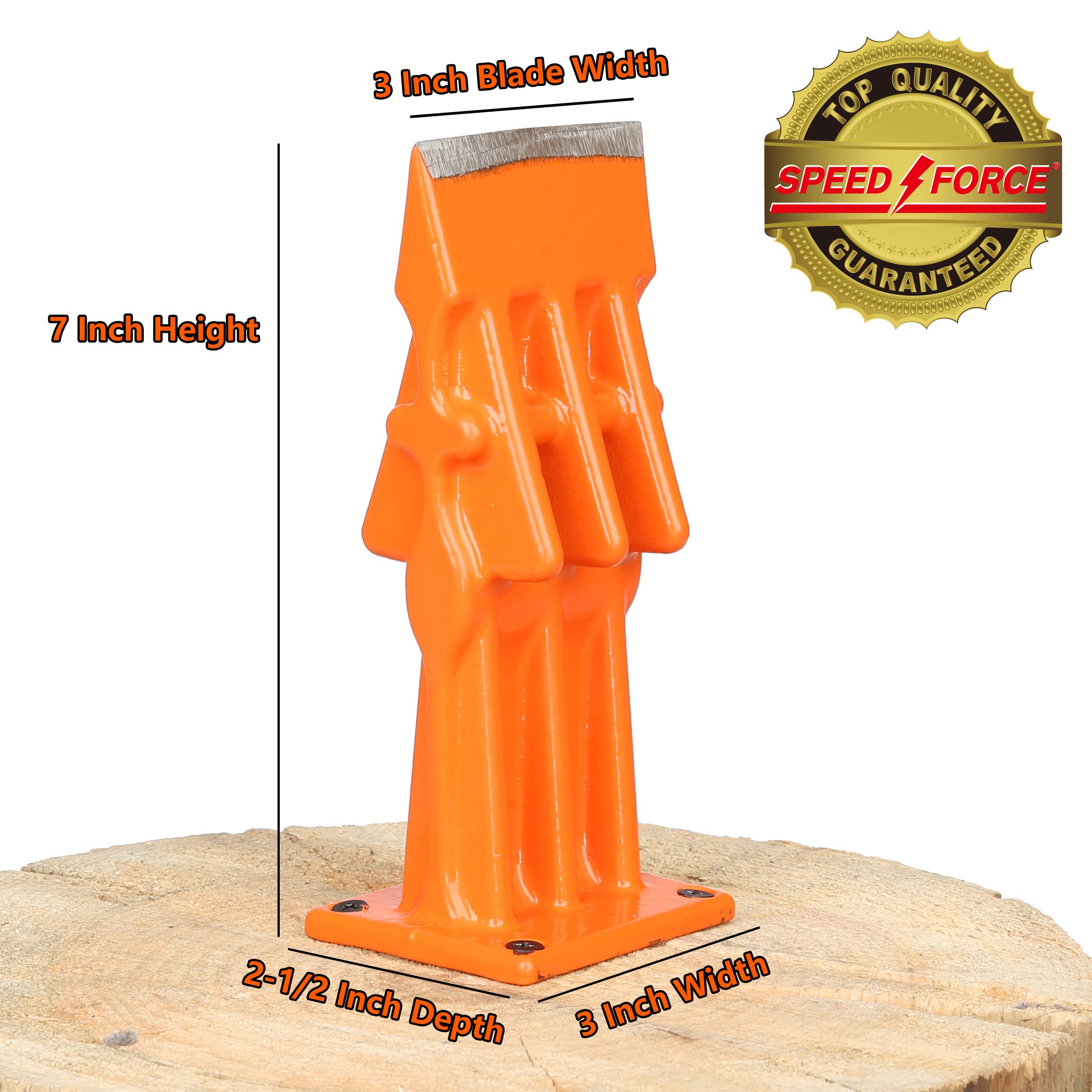 Speed Force nodular cast iron construction ensures durable long-term use.