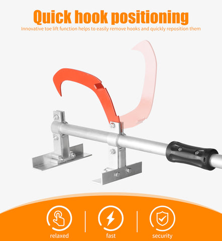 Speed Force TimberJack EZ-Grip Handle reduces hand fatigue during long use.
