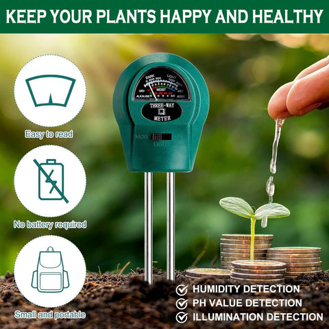 Speedinistic indoor-outdoor soil tester helps monitor pH near houseplants.