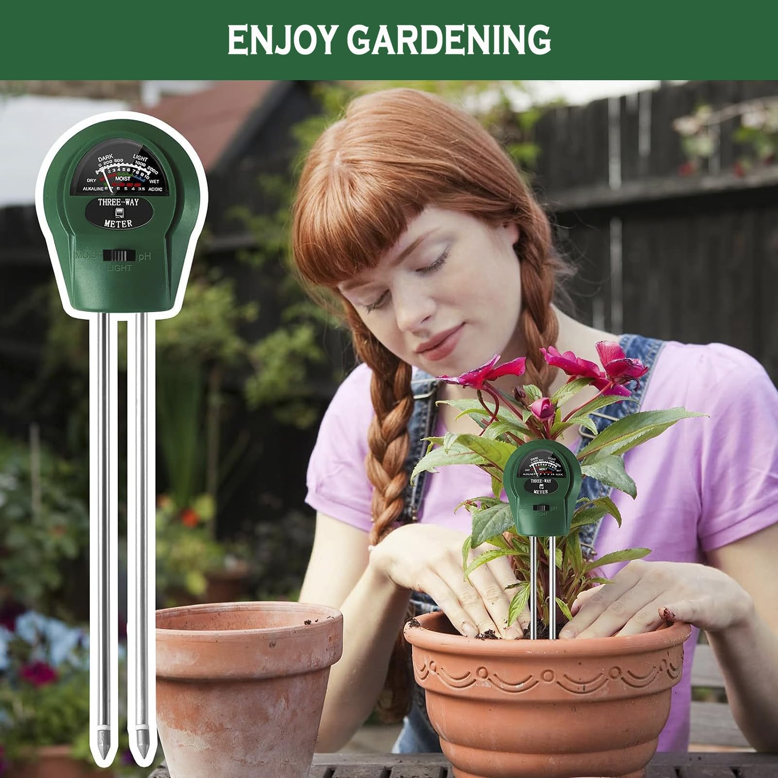 Speedinistic soil pH reading helps you plan plantings and amendments.