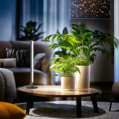 SpeePlant 72-LED full-spectrum setup delivers natural sunlight-like lighting for thriving houseplants.