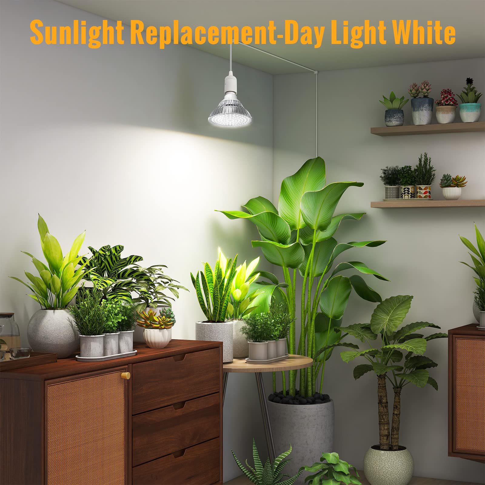 SpeePlant full spectrum light covering 320 to 780 nm for plants