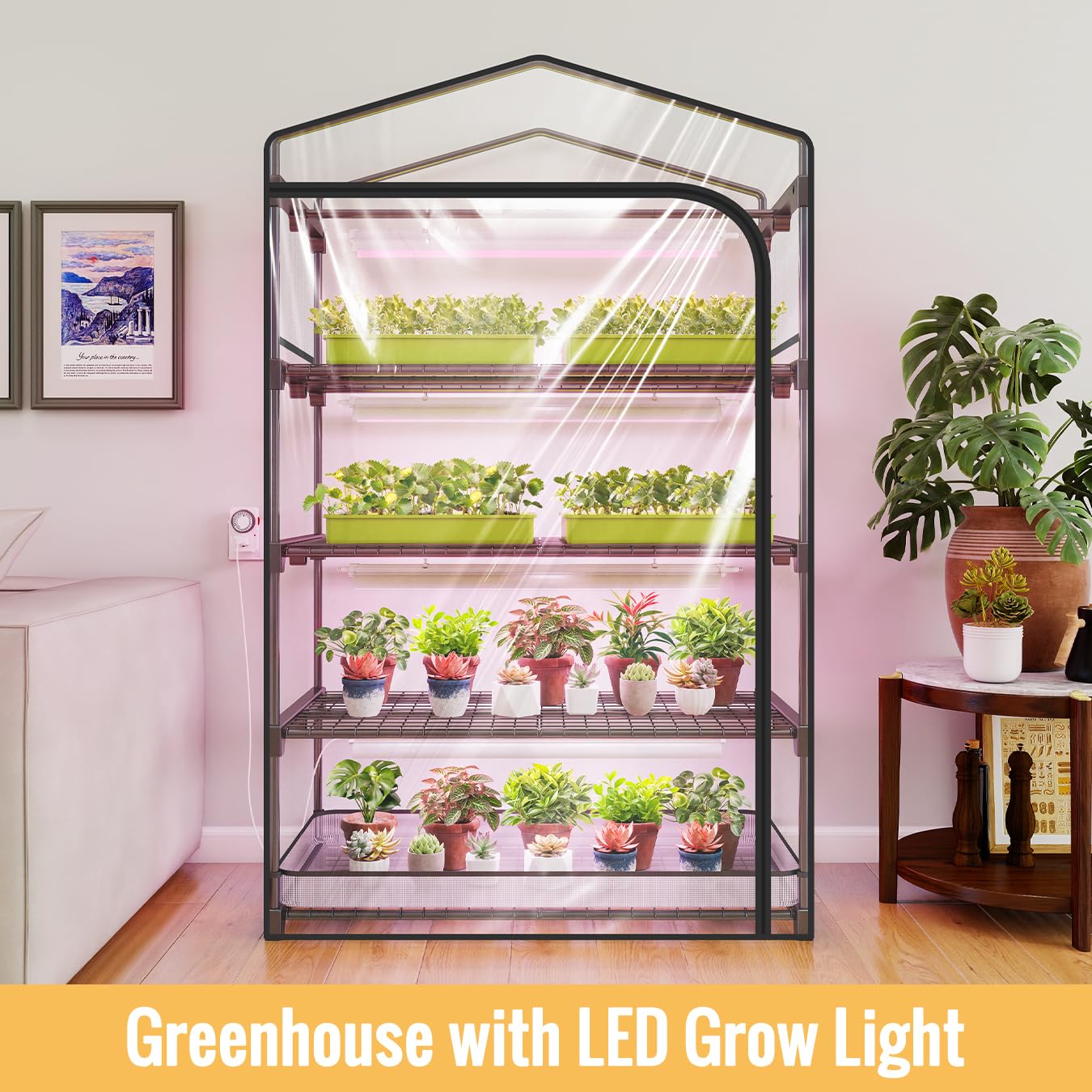 SpeePlant versatile setup for basements living rooms and balconies