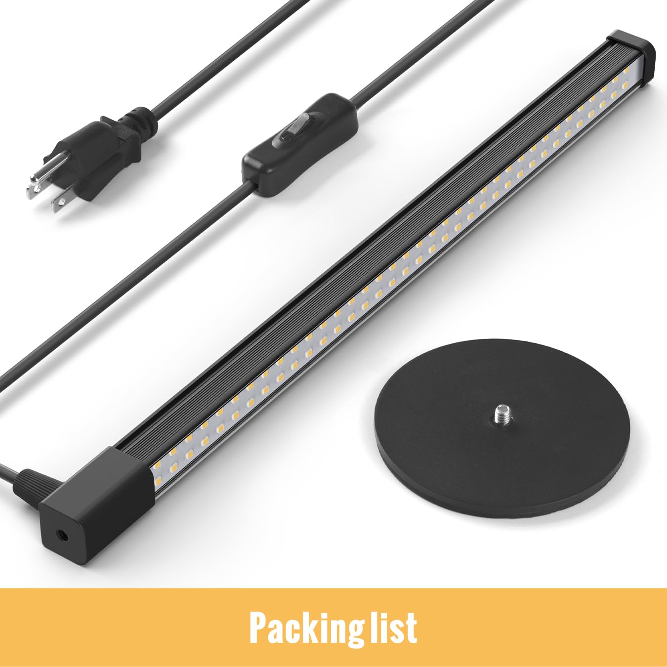 SpeePlant on/off switch provides convenient control for quick lighting sessions.