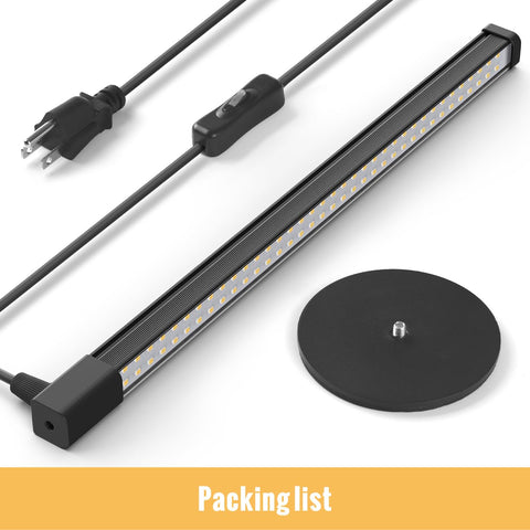 SpeePlant on/off switch provides convenient control for quick lighting sessions.