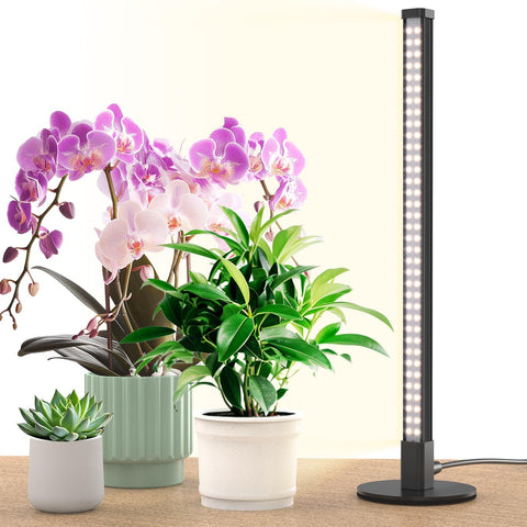 SpeePlant vertical grow light highlights side illumination for even indoor plant coverage.