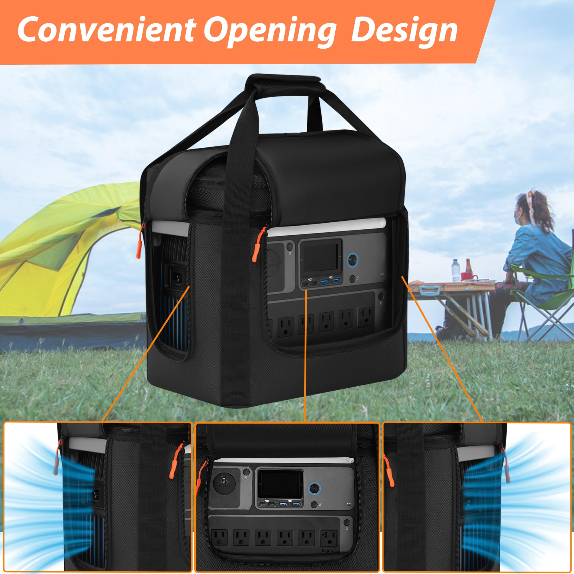 Speqerk Anker SOLIX bag bottom shows reinforced anti-friction protection.
