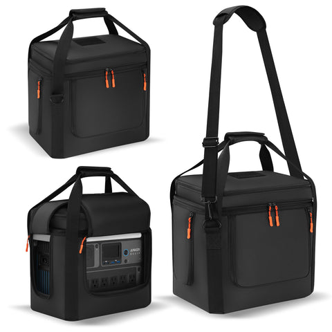 Speqerk Anker SOLIX bag front view showing rugged exterior protection.