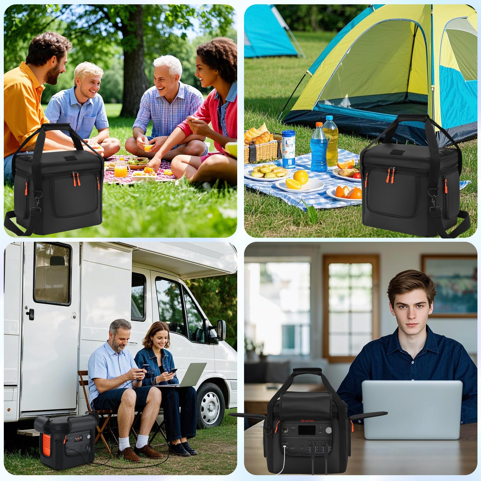 Speqerk soft bag exterior pocket provides quick accessory storage during travel.