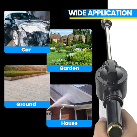 SPHAN foam ratio switch to customize foam concentration and output.