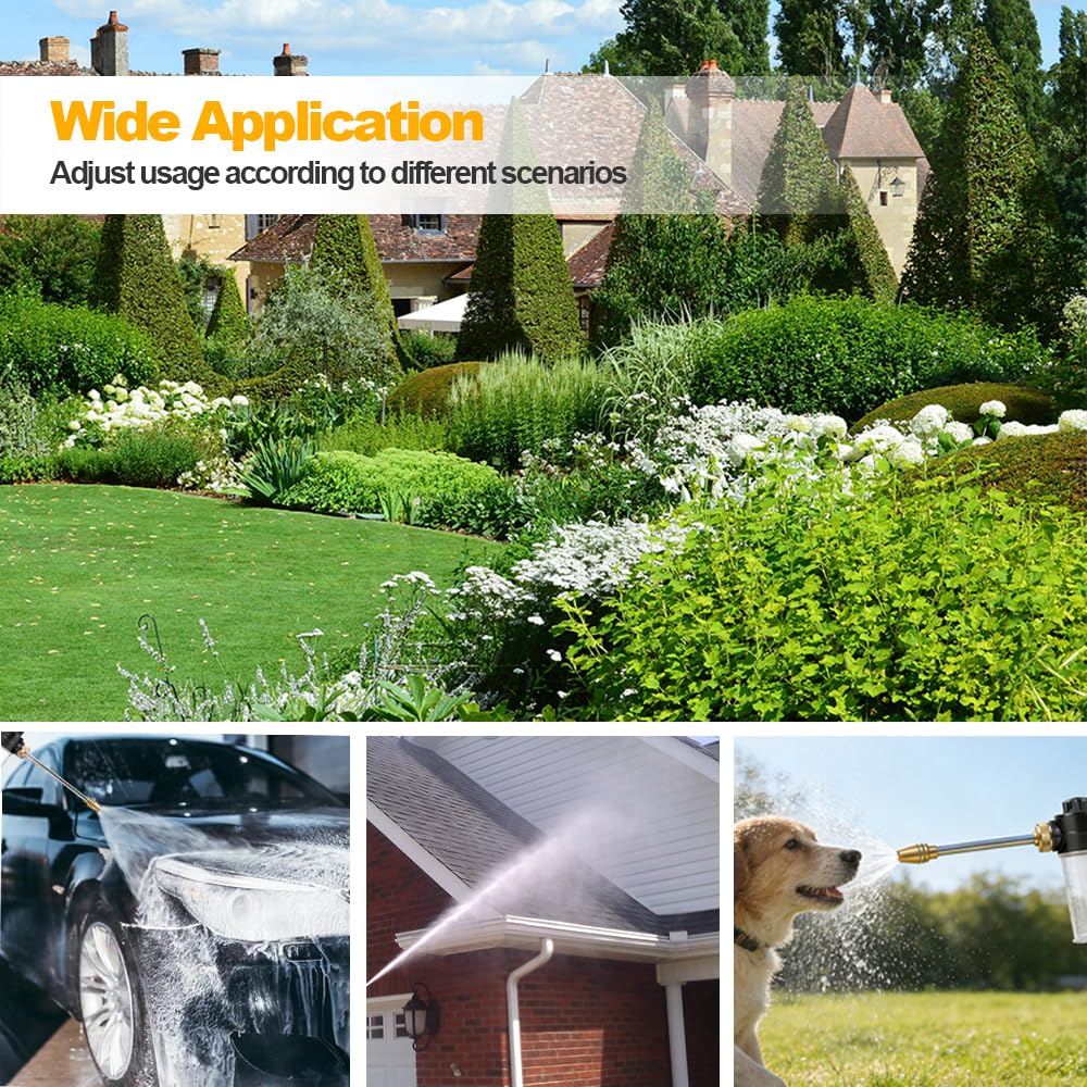SPHAN nozzle suitable for car washing and garden watering tasks.