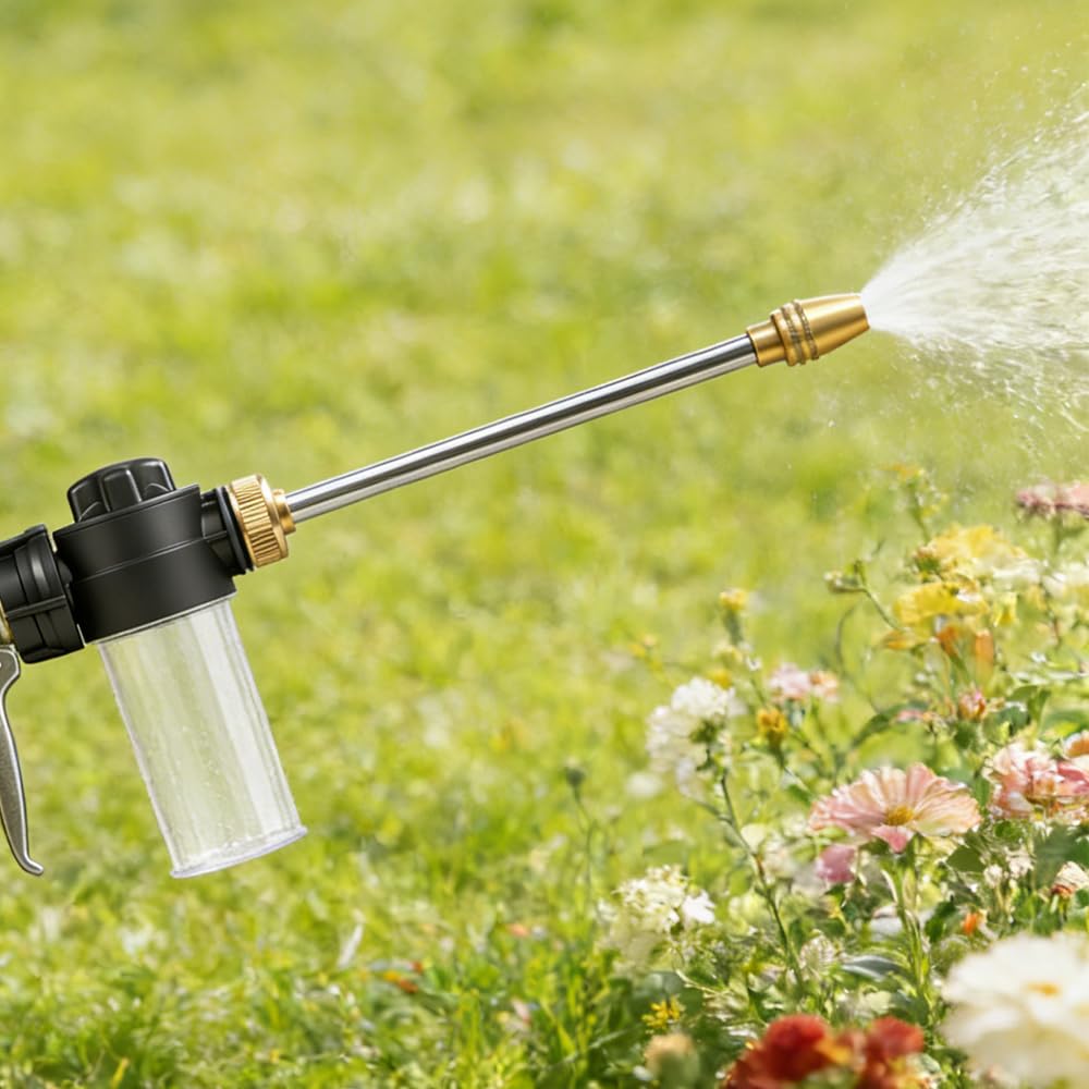 SPHAN versatile garden nozzle supports watering, pet showering, and more.