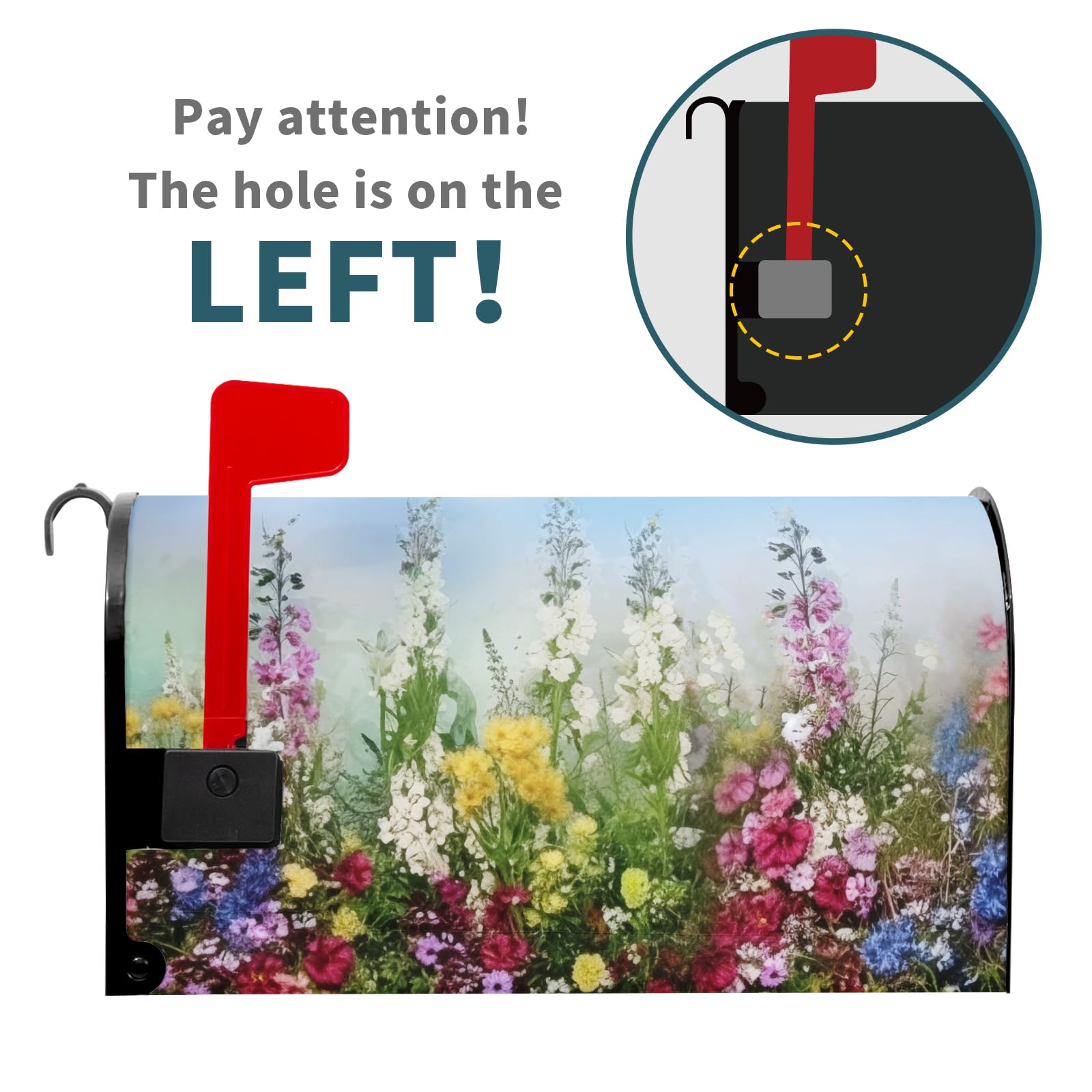 Sphragiyn waterproof oxford cloth mail cover protects metal mailboxes outdoors.