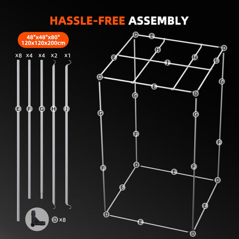 Spider Farmer 4x4 front access design supports clean, tidy grow spaces.