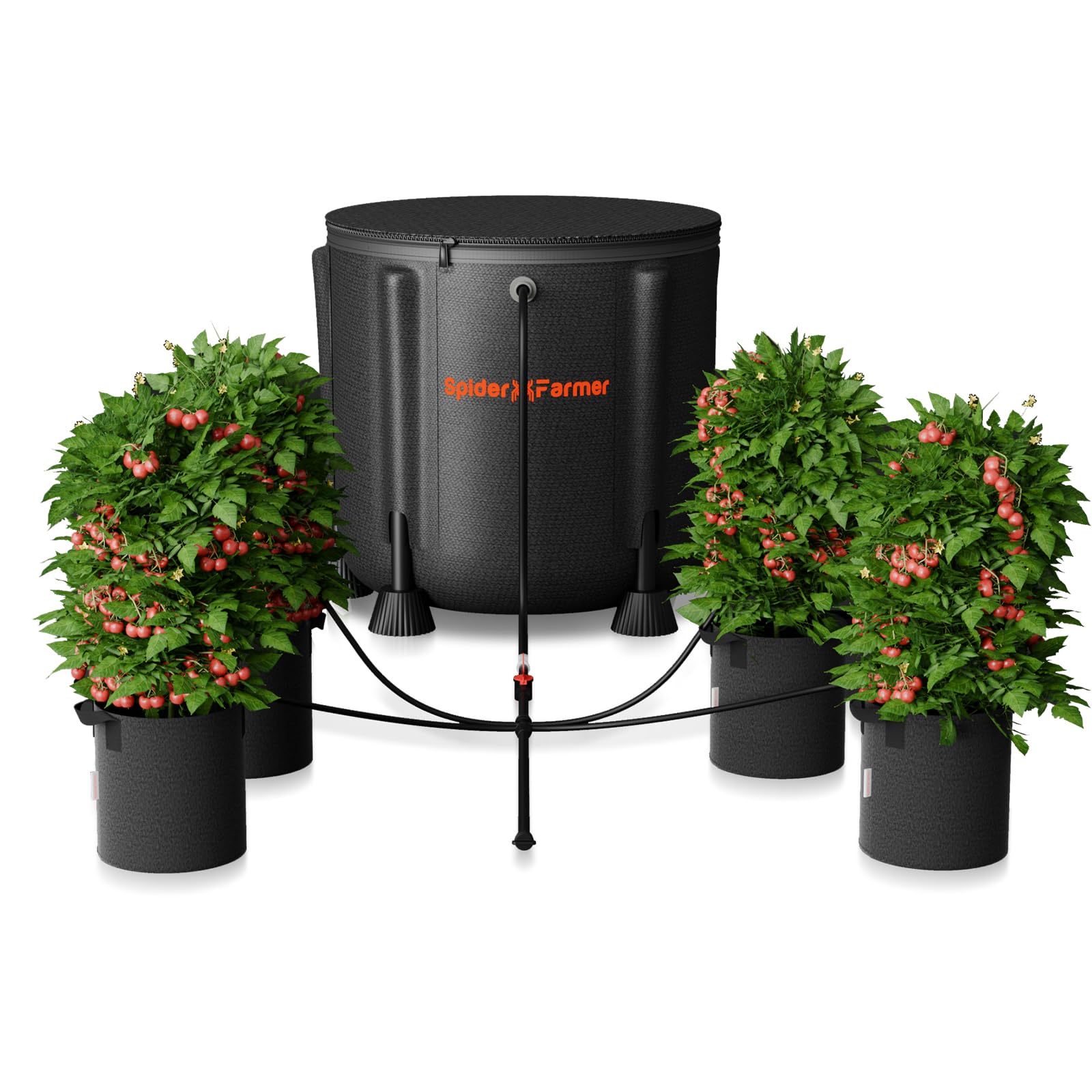 Spider Farmer Auto Drip Irrigation pump powering steady plant hydration for indoor setups