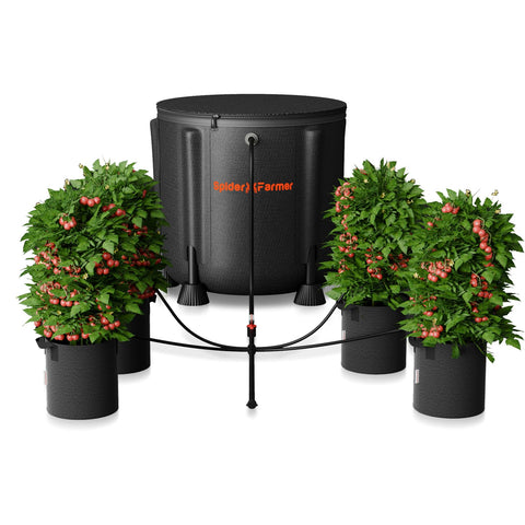 Spider Farmer Auto Drip Irrigation pump powering steady plant hydration for indoor setups