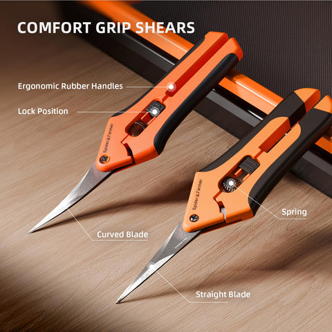 No rivets or screws means smoother operation and simple maintenance.