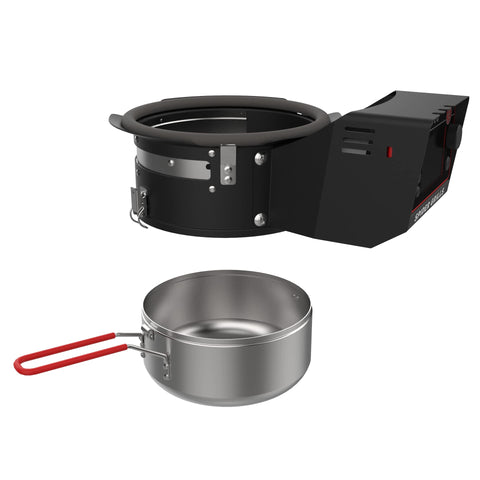 Venom secures fit on Weber 22-inch and 26-inch kettles for easy setup.