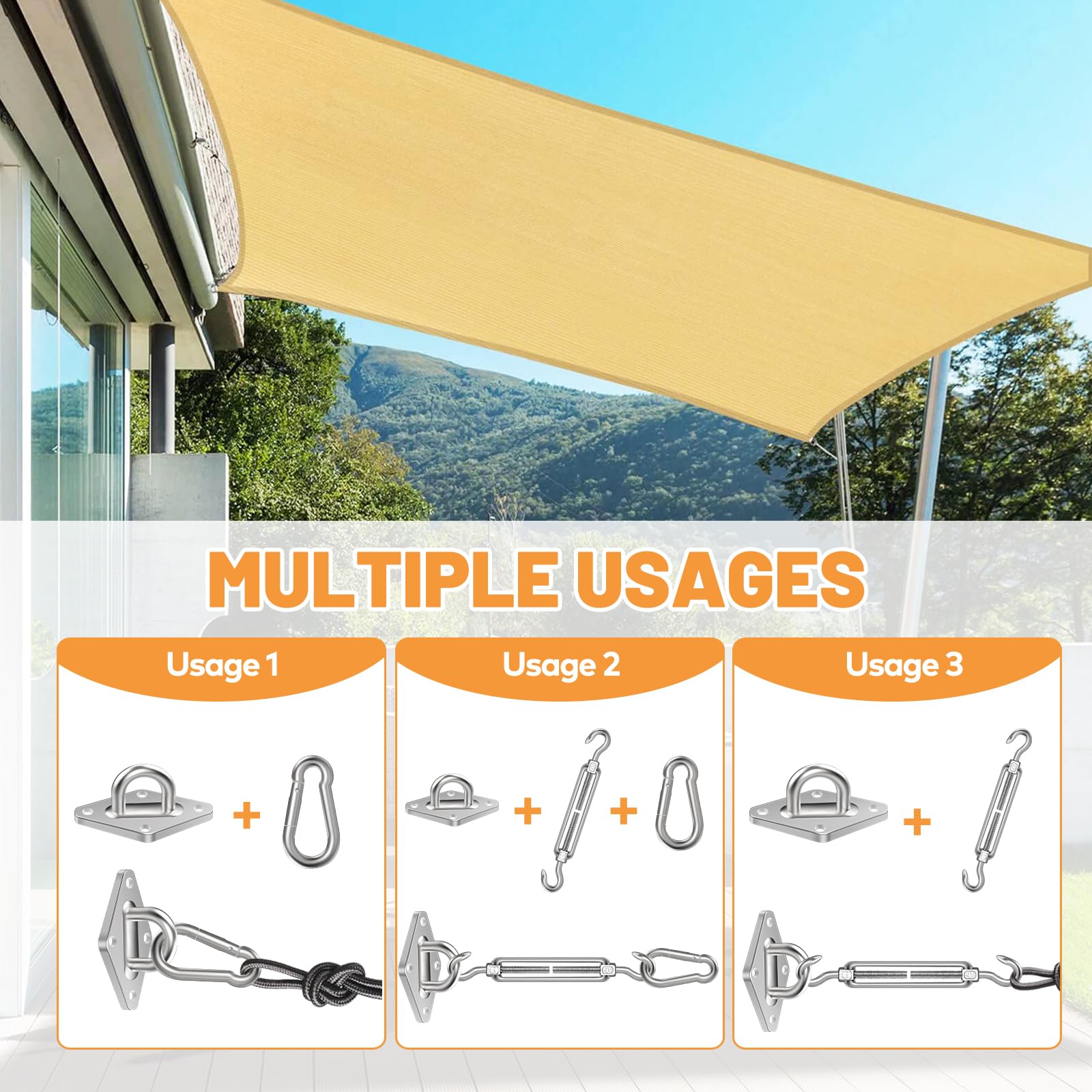 Spiglamm screws resist corrosion for durable outdoor fixtures.