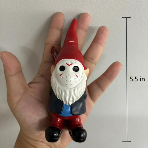 SPINNDO garden gnome christmas-decor-indoor adds festive charm to shelves and plants.