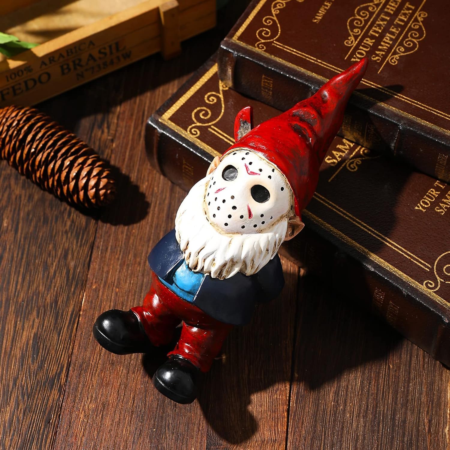SPINNDO horror gift idea gnome offers a unique, lighthearted present idea.