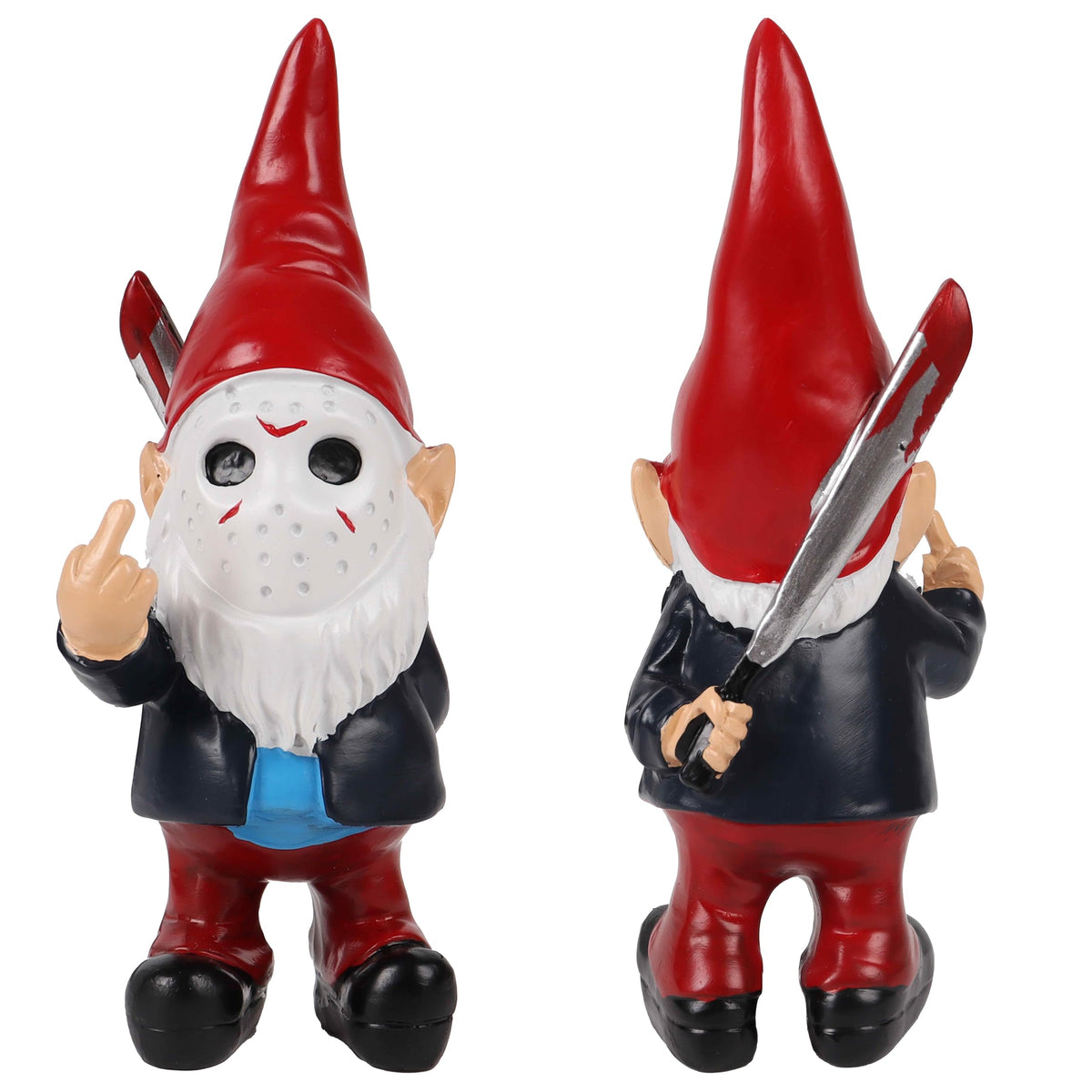 SPINNDO middle finger gnome for outdoor decor and bold desk display.
