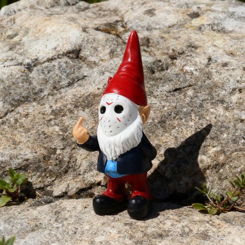 SPINNDO Halloween decor gnome boosts shelf or balcony interest.