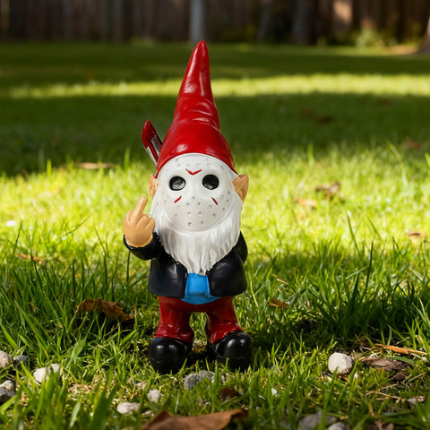 SPINNDO small garden display gnome enhances indoor or outdoor setups.