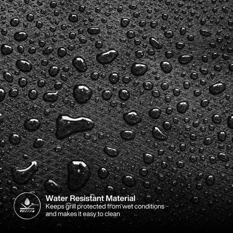 SPIRE water-repellent fabric close-up highlights rain protection