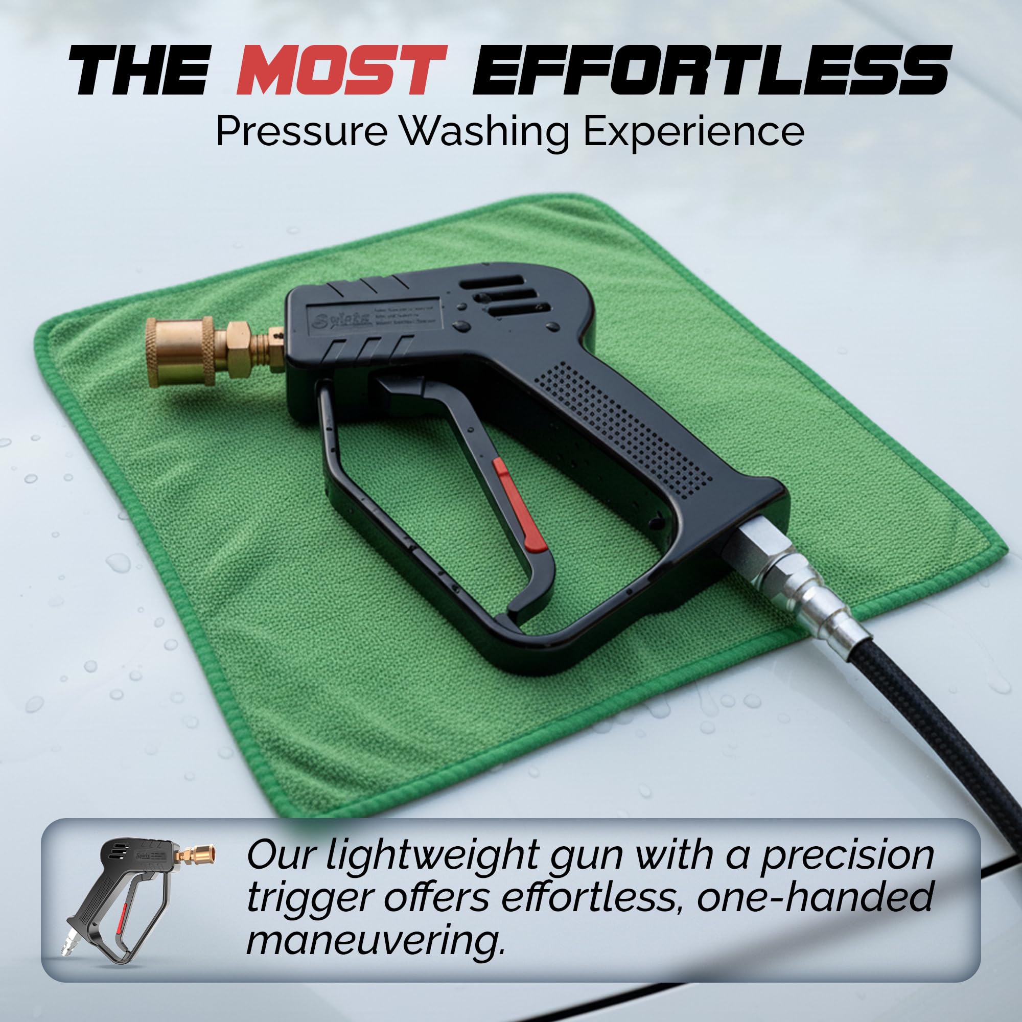 Spirix Stubby gun with 8.5-inch length for precise maneuvering in tight spots.