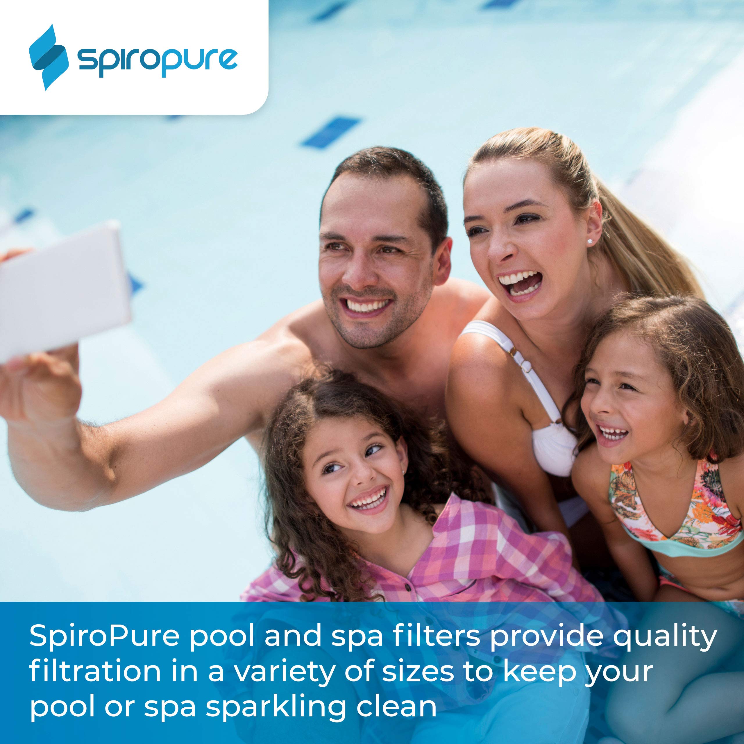 SpiroPure filter in spa cabinet demonstrates easy installation and dependable performance.