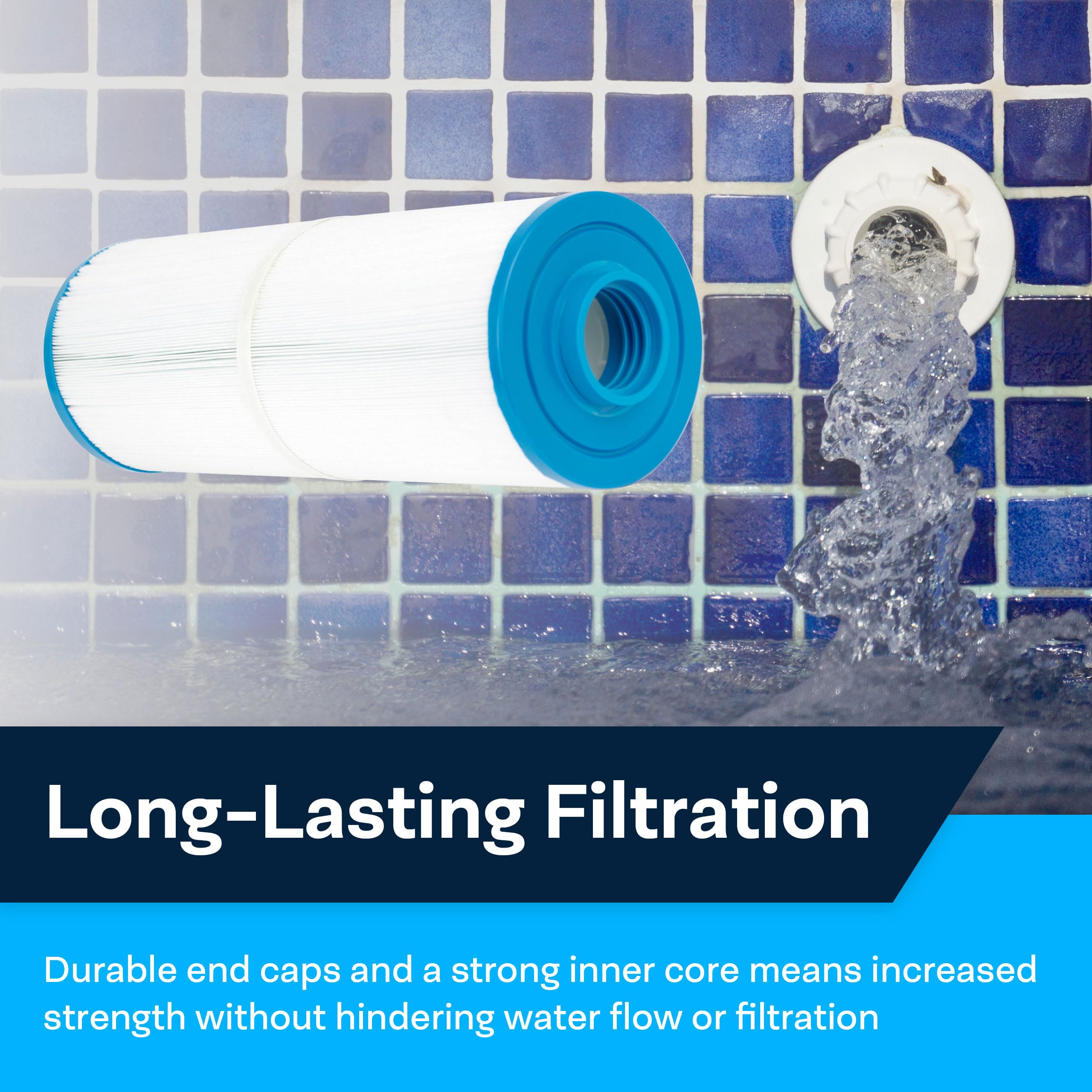 SpiroPure inner-core design reinforces strength while preserving good water flow.