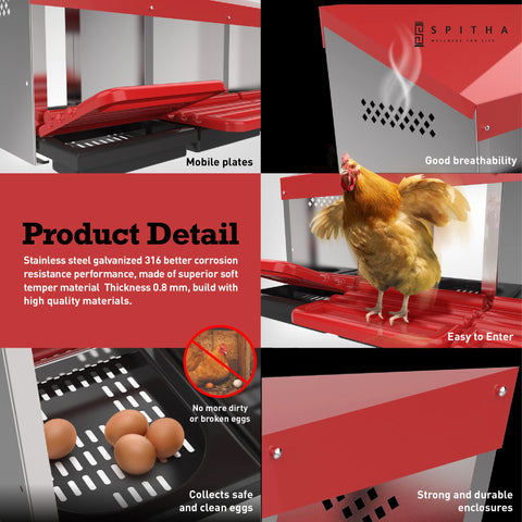 SPITHA installation kit includes perch and mounting hardware for quick setup