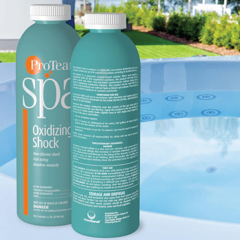 SplashWiz Spa Water appears crystal-clear and inviting after treatment.