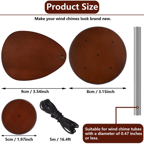 SPNKMJUJ wind chime clapper replacement for crisp sound quality