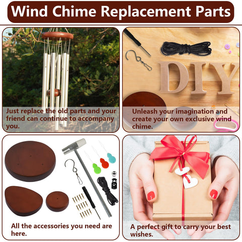 SPNKMJUJ wind chime nylon cord for weather-resistant suspension